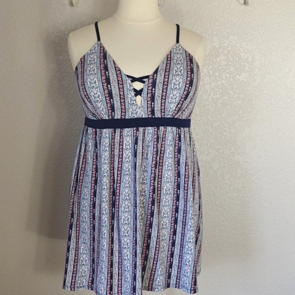 Cacique 18/20/2X Chemise Strappy Back Baby Doll Pajamas